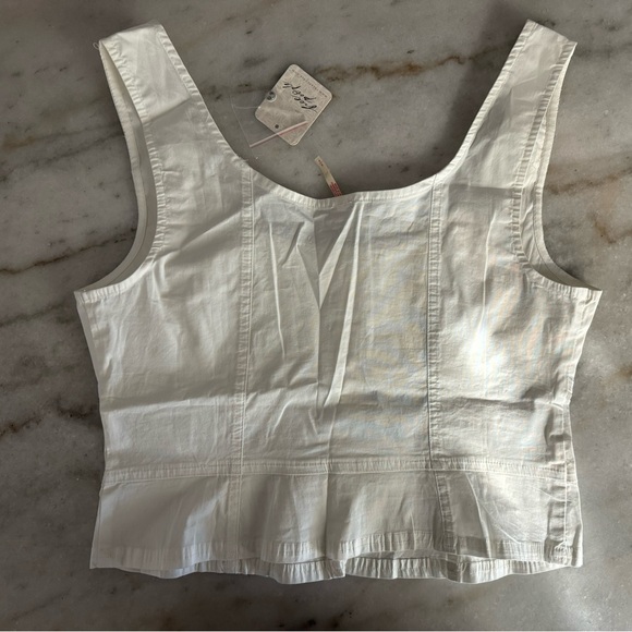 NWT-Sally Solid Corset Top - Picture 4 of 6